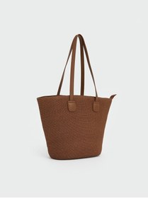 Resim LC Waikiki LCW ACCESSORIES Kadın Hasır Plaj Çantası 