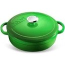 Resim Kitchenware Forêt Yeşil Sığ Döküm Tencere 24 Cm Voeux
