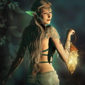 Resim Nessiworld Glow in the Dark Phosphorescent Latex Elf Ears 1 Pair 10x5 cm 