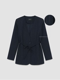 Resim LC Waikiki GÜLİS GİYİM'DEN Lacivert Çizgili Kadın Blazer Ceket 