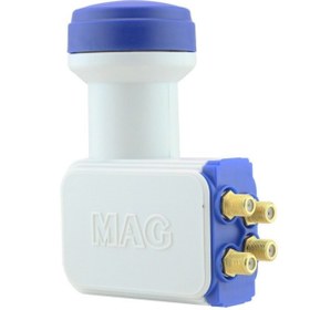 Resim MAG Altın Uçlu Full Hd 3d 4k Dörtlü Dört Çıkışlı Lnb (0.1 Db) 