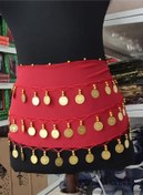 Resim Hızlı Çeyiz Şakira Oryantal Dansöz Dans Kemeri Pullu Zilli Kına Oyun Eğlence Nedime Düğün Shakira Kemer 