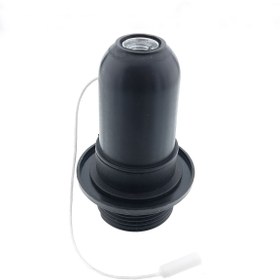 Resim Tek-iş Duy E-27 İpli Siyah 