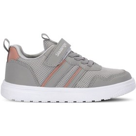 Resim Slazenger Freedom I Kız Çocuk Cırt Cırtlı Gri / Pembe Günlük Spor Ayakkabısı Gri - Pembe 