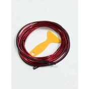 Resim Tp Fosforlu Ip Çıta Kablo 5 mt Kırmızı 