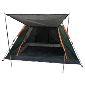 Resim Tam Otomatik Su Ve Rüzgar Geçirmez Gölgelikli Tenteli 8 Kişilik Kamp Çadırı 270 270 180cm Renkli Çok Renkli 