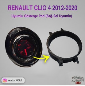 Resim Renault Clıo 4 2012-2020 Gösterge Pod Sağ-sol Uyumlu Renault Clıo 4 