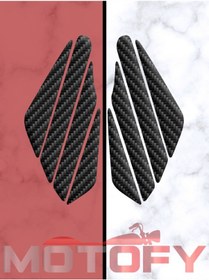 Resim Unıversal Depo Yan Pad Baskılı Parçalı Karbon 