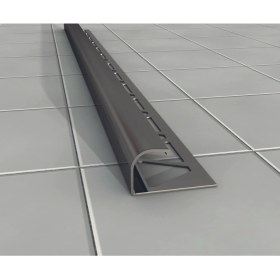 Resim 12 mm Alm. Seramik Dış Köşe Profili Siyah Mat 2.7m Boy 