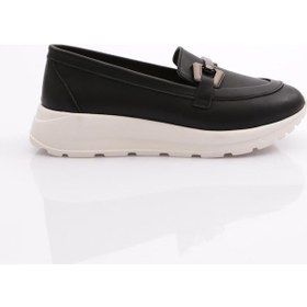 Resim Dgn 459 Kadin Loafer Ayakkabi 459-1567-R1534 Siyah 