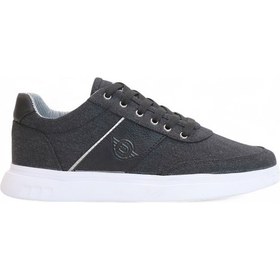 Resim 2197-dakırs Anatomik Tabanlı Erkek Keten Kumaşlı Sneakers Ayakkabı Siyah 