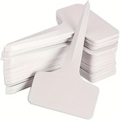 Resim 200 adet Dayanıklı T Şekilli Bahçe Etiketleri - Rüzgar ve Yağmura Dirençli Plastik Bitki İşaretleri İç Mekan ve Dış Mekan Bahçeleri, Kreşler, Çiftlikler için - Yazması Kolay, Paslanmaz, Yeniden Kullanılabilir, Su Geçirmez 
