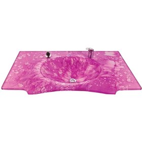 Resim Cam Lavabo Kelebek Modeli 100 x 56 CM 