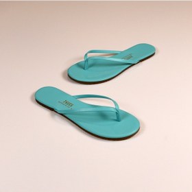 Resim Tkees Kadın Klasik Günlük Parmak Arası Terlik Turkuaz 
