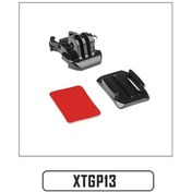 Resim Xtgp13-shoot Eylem Kamera Aksesuarları Gopro Hero Için Set 10 9 8 7 5 Xiaomi Yi 4 K Sjcam Sj4000 H9 Insta360 Baz Dağı Go Pro Kask Kiti 