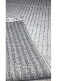 Resim Elvey Home Krem Gri Bohem İskandinav Sisal Pamuk Taban Özel Kesim Kaymaz Salon Mutfak Oturma Odası Yolluk Halı Krem/gri 