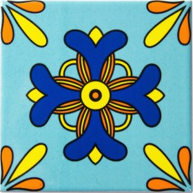 Resim Can Seramik 10*10 cm Cç-93 Kütahya Porselen Karo ( 5'li 1 Paket ) 