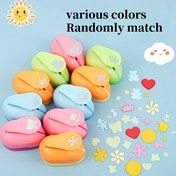 Resim 4'lü Renkli Kabartma & Delme Seti - DIY Scrapbooking, Tebrik Kartları, Günlük Süsleme için Çeşitli Tasarımlar | Çiçek, Kalp, Yıldız Desenli Taşınabilir El Sanatları Araçları 
