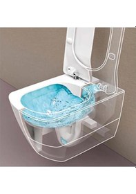 Resim Creavit Free Rim-off Asma Klozet + Creavit Yavaş Kapanan Kapak 