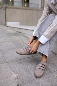 Resim ANGELİNA JONES JOLANTA KADN VİZON GERCEK SUET CIRTLI SNEAKER 
