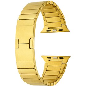 Resim Watch 44mm Uyumlu KRD-82 Metal Zore Kordon-Gold 