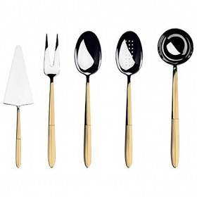 Resim Jumbo 9401 5 Parça Altın Servis Takımı 