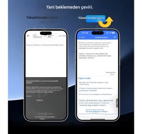 Resim İdragon 144 Dil Destekli İki Yönlü Yapay Zekâ Çeviri Cihazı - iOS & Android Uyumlu Anında Sesli Tercüman Translator 