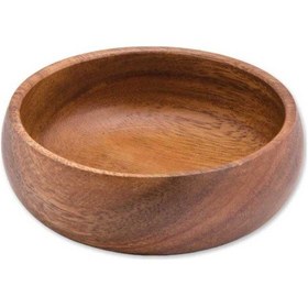 Resim Çerezlik Akasya Ahşap Kase 10 Cm 10'lu 