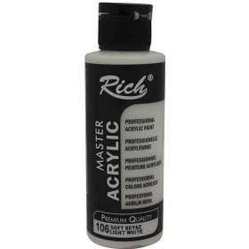 Resim Rich Akrilik Boya Master 120 CC Soft Beyaz 120-106 