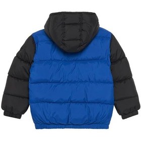 Resim United Colors Of Benetton Erkek Çocuk Mavi Logo İşlemeli Kalın Mont Mavi 