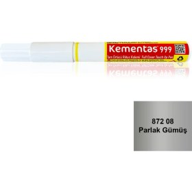 Resim Kementaş Tam Örtücü Rötuş Kalemleri 872 08 parlak Gümüş Tam Örtücü Rötuş Kalemi 