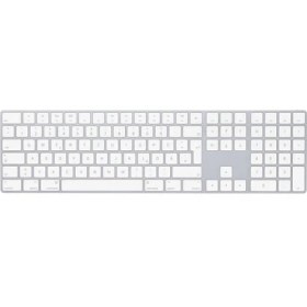 Resim Sayısal Tuş Takımlı Magic Keyboard: Bluetooth, Şarj Edilebilir. Mac, Ipad ve Iphone ile Çalışır; Almanca, Gümüş Rengi 