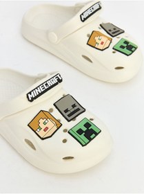 Resim LC Waikiki Minecraft Baskılı Erkek Çocuk Plaj Sandaleti 
