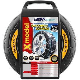 Resim Oto Lastik Kar Zinciri 225/55/r14 X Tipi Binek Suv Takmatik Kolay Montaj 