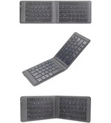 Resim Piranha 8032 8\ Uyumlu Kablosuz Bluetooth Şarjlı Katlanır Klavye 