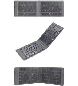 Resim Piranha 8032 8\ Uyumlu Kablosuz Bluetooth Şarjlı Katlanır Klavye 