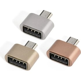 Resim Erkek Micro USB To Dişi USB Data Çevirici Otg Adaptör BW2602 