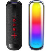 Resim Piranha 7840 Taşınabilir RGB Bluetooth Hoparlör / AUX-USB-TF Kart Girişi / TWS / Şarj Edilebilir / Kablosuz 