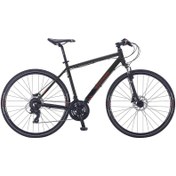 Resim Salcano City Life 21s Hd Full Shimano Hidrolik Disk Fren Şehir Ve Gezi Bisikleti Siyah-kırmızı 20" 