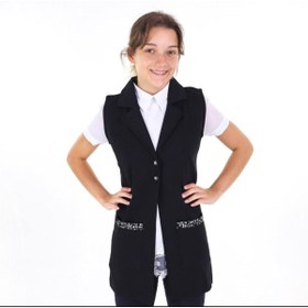Resim Minimoda Kids DÜĞMELİ CEPLİ UZUN KIZ ÇOCUK YELEK 