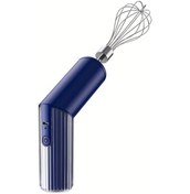 Resim Turcoshop11 Mavi Katlanır Kablosuz Çırpıcı 1200mah Paslanmaz Çelik Yumurta Kahve Süt Karıştırıcı Diğer 
