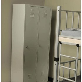 Resim Argimo Yurt Genç Çocuk Odası Metal Ranza ve Karyola - 90x190 / Gri 