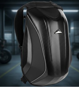 Resim atcproductive Premium Karbon Seri Aerodinamik Hardshell Motosiklet Sırt Çantası 
