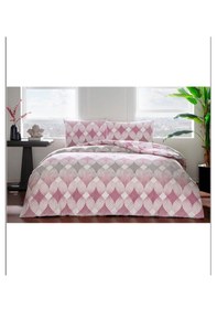 Resim Taç Flanel Begona Çk Nevresim Takımı Gül Kurusu 