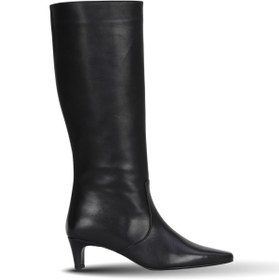 Resim Bueno Shoes Siyah Deri Kadın Topuklu Çizme 39wc2959 