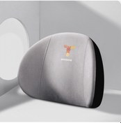 Resim Sones Araba Hafızalı Köpük Boyun Yastığı Koltuk Omurga Yastığı, Renk: Gri Bel Desteği 