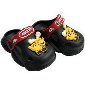 Resim Gezer Kaydırmaz Taban Erkek Çocuk Terlik Geyik Siyah Kırmızı 001 