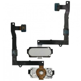 Resim Samsung Uyumlu S6 Edge G925 Parmak Izi Okuyucu Beyaz 
