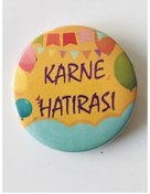 Resim Kitap Bilgini Yayınları Karne Hatırası Balonlu Rozeti 44mm (7 Adet) 