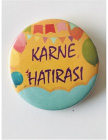 Resim Kitap Bilgini Yayınları Karne Hatırası Balonlu Rozeti 44mm (7 Adet) 